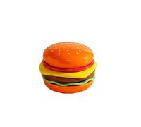 Multi-Layered Burger Plate Set Mini Stackable Serveware Bone China Novelty Sauce Holders Table Ornament