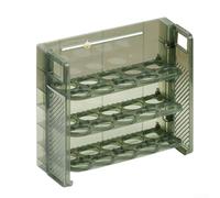 Multi Layered Folding For Egg Holder with Integrated Time Tracking System for Optimal Organization in the Kitchen (green)