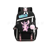 (multi) Lilo And Stitch Backpack Waterproof Bookbag Laptop Rucksack Travel USB Large Capacity Mochila School Bag For Kids