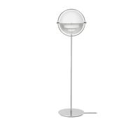 Multi-Lite Floor Lamp Chrome & White