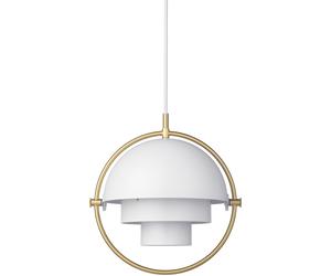 Multi-Lite Pendant lamp S White / Brass Gubi - 5710902839510