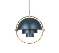 Multi-Lite Pendant Large Brass & Midnight Blue - Limited Edition