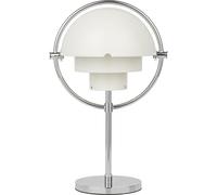 Multi-Lite Portable Lamp Chrome/ Matt White