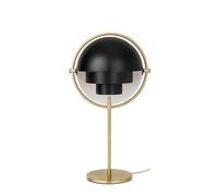 Multi-Lite Table Lamp Black / Brass Gubi - 5710902839558