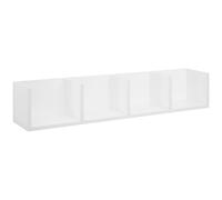 Multi-Media Wooden Shelf-White Home