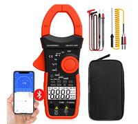 Multi Meter,Digital Clamp Meter, TRMS 4000 Counts Amp Meter,GR-570T-APP Auto Range Tester Meter with Mobile APP Measures AC/DC Voltage and Current/Resistance/Capacitance/Temperature/Continuity/Diodes