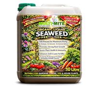 Multi-Mite Liquid Seaweed Organic Cold Pressed Concentrate - 100% Natural - Plant Feed Fertiliser Trees Lawn Veg & House Plants Root or Foliar Feed (10 LITRES)