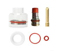 Multi Model Compatible TIG Welding Glass Nozzle Set with Advanced Features (WP-17/18/26 1.6)