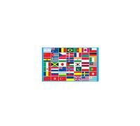 Multi Nations Flag - 1.5m x 91cm - 5ft x 3ft