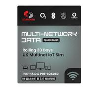 Multi-Network 5G Data SIM - Activate via QR Code - £30/Month Rolling 30-Day Subscription - 5GB Monthly Data