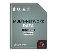 Multi-Network 5G Data SIM - Rolling 30-Day £7/Month Subscription - Activate via QR Code - 1GB Monthly Data