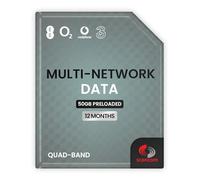 Multi-Network Data Sim - One-off Data Allowance for 12 months - Automatically Connects to EE, Three, O2 or Vodafone (50GB)