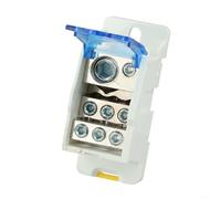 Multi Output Power Junction Box 80A 500A Terminal Block Connector for DIN Rail with Strong Conductivity (160A)