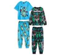 Multi-Pack of 2 Long Leg Pyjama Set Minecraft Multi 7-8 Years