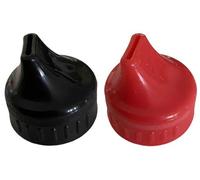 Multi Pack Parent Units Travel Lights Soda Spouts Turn Bottle into Sippy Cup (Red & Black)