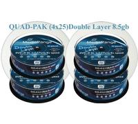 Multi packs (10packs x 10=100 discs) DVD+R 8x MediaRange 8.5GB 10 packs x 10pcs cakebox Double Layer DL Inkjet Full white Surface in Cake