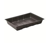 Multi-Packs Plastic Growing Trays Seed Tray Seedling Starter for Greenhouse Hydroponics Seedlings Plant Germination Durable & Reusable No Drainage Holes (5)
