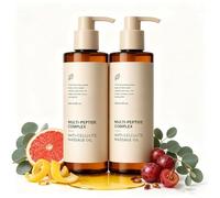 Multi-Peptide-Cellulite Massage Oil, Firming Body Oil, Reduce Finelines, Plumping Moisturizing, Fast Absorbing, for Smoother Firmer, for Arms,Legs,Full Body ，2