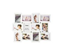ARPAN Multi Aperture Picture Wooden Photo Frame Holds 12 x 6 x4 Photos, Collage Picture Wall-Mounted Frame (White)