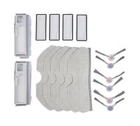 Multi Piece Filter Mop Cloth Dust Bag Side Brush Replacement Set for Narwal For Freo X Ultra, For Freo X Plus, and For K1 Vacuums Supporting Deep Cleaning and Maintenance