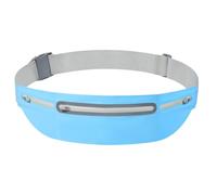 Multi Pocket Banana Pack for Runners - Water Resistant Waist Soup for Phones and Equipment | Perfect for Hiking, Camping, Travel, Dog Walking and Cycling, blue, Se référer à la description, Refer to