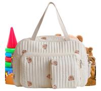 Multi-Pocket Cabin Travel Bag with Adjustable Strap for Nappy Storage - Large Capacity Travel Bags Fashion Accessories - for Hospital, Daily, Parents and Outdoors