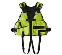 Multi-Pocket & High-Buoyancy Fly Fishing Vest Adjustable Lightweight for River Lake Stream Fishing Water Sports Safety(L)