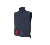 Multi-Pocket Padded Safety Vest Velilla Bleu L