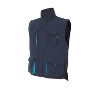Multi-Pocket Padded Safety Vest Velilla Bleu L