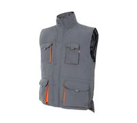 Multi-Pocket Padded Safety Vest Velilla Gris 2XL