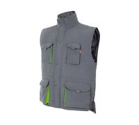 Multi-Pocket Padded Safety Vest Velilla Gris 3XL