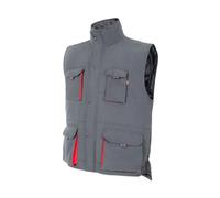 Multi-Pocket Padded Safety Vest Velilla Gris S