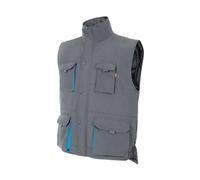 Multi-Pocket Padded Safety Vest Velilla Gris XL