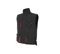 Multi-Pocket Padded Safety Vest Velilla Noir M