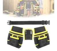Multi-Pocket Tool Belt Bag Set for Hammer Pliers Organizer Waist Bag Organization Accessories Tool Belt Construction Gifts, Gifts, Heavy Pocket Heavy Belts Gifts, Heavy Waist Handyman Bag Tool