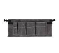 Multi - Pocket Wet Wax Canvas Waist Tool Bag, Heavy Duty Gardening and Woodworking Tool Belt Bag with Adjustable Waist Strap, Lightweight for Comfortable All - Day Wear