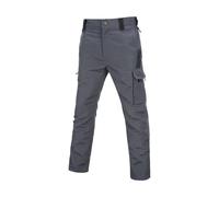 Multi Pockets Cargo Pants Men Solid Drawstring Elastic Waistband Workwear Pants Outdoor Hiking Men's Trousers I-346 Gray XL