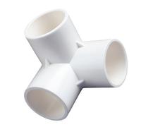 Multi Port Pipe Fitting PVC Material 3 Way 4 Way Connector for Garden Irrigation Water System Three-Connection 20mm