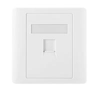 Multi Port RJ45 Wall Plugs Panel Supports Gigabit Data Transfer & Easy Cable Management Modern Styles Internet Outlet Cover Speed Ethernet Panel