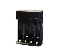 Multi-port USB charger, ideal for 4 AA/AAA batteries.Powerful and compact, makes charging easy simultaneously.Perfect for use at home or travel, keeping your devices always ready.