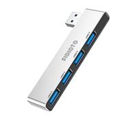 Multi Port USB Hub, Fidioto 4 Port USB Adapter(1 * 3.0 Hub, 3 * 2.0 Hub), USB Hub for Laptop, iMac Pro, MacBook Air, Mac Mini/Pro, Notebook PC, USB Flash Drives and Mobile HDD Etc.