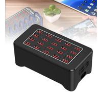 Multi Ports USB Desktop Smart Charger Charging 2.5h Fast Charging Intelligent Cooling Easy Carry Compatible with All USB Devices for Smartphones, Tablets 20-Port-100W