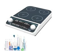 Multi Position Magnetic Stirrer, Digital LED Display, Adjustable Speed 50-1500 RPM, for Lab Mixing and Scientific Research