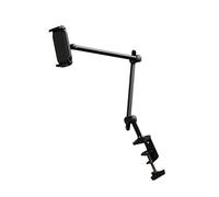 Multi-Position Tablet Holder, Heavy Duty Metal Base, Two Articulating Arms for Office Streaming Video Calls, Tablet Stand