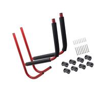 Multi Position Wall Mounted Rack for Storing Heavy Kayaks and Surfing Boards Garage or Outdoor Equipment Storage Shelf Rubberized Board Hanger
