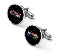 Multi Proud Flag Human Men Cufflinks Metal Shirt Cuff Links