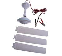 Multi-purpose 19.7 ” / 27.5 ' ' DC12V Car Silent Ceiling Fan Clip on Portable Vehicle SUV Home Campers Battery Powered Ceiling Outdoor for Tent Camping