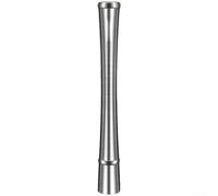 Multi Purpose 304 Stainless Steel Ice Crusher Bar with Long Handle for Cocktail Muddling and Herb Crushing Tasks (M)