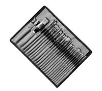 Multi-Purpose Acrylic Brushes for Twenty-Four Pieces with Handle | Artistic paint brushes for indoor, exterior and ceiling for walls, interiors, exteriors, ceilings, etc
