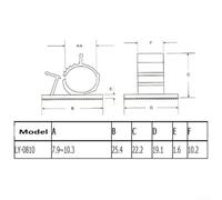 Multi-Purpose Adjustable White-Backed Wire Clip Cable Organizer with Four-Level Locking Design for Wall and Ceiling Installation, Suitable for Cables(20PCS)